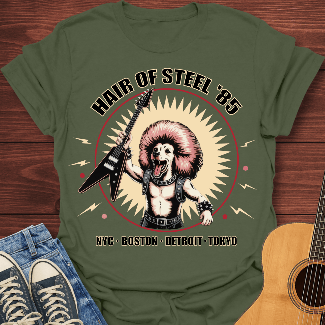 Hair of Steel – Poodle Tour ’87 T-Shirt