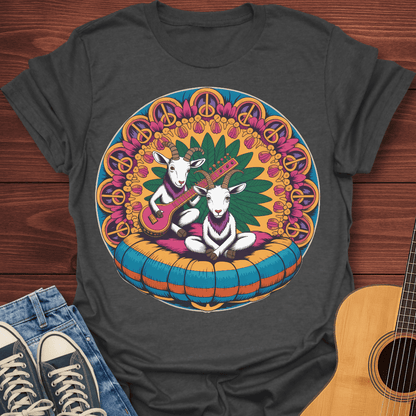 Hippie Sitar Goats T-Shirt