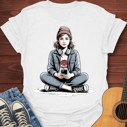 Hipster Girl Vibes T-Shirt