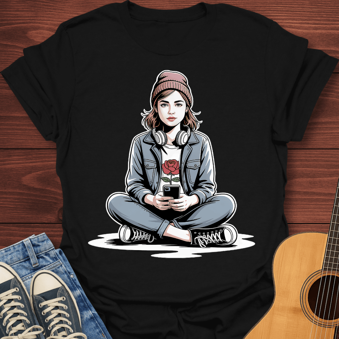 Hipster Girl Vibes T-Shirt