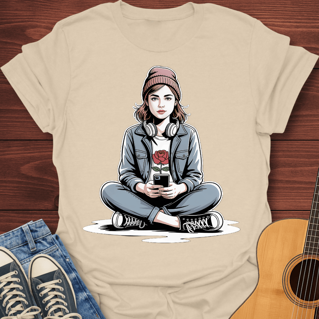 Hipster Girl Vibes T-Shirt