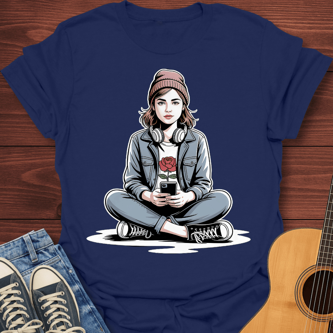 Hipster Girl Vibes T-Shirt