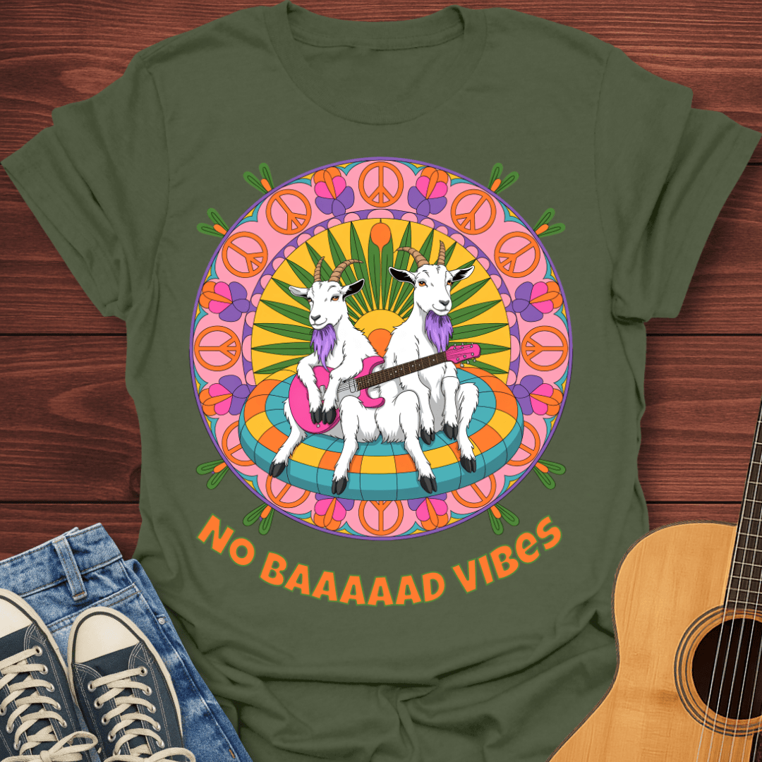 Psychedelic Guitar Goats T-Shirt