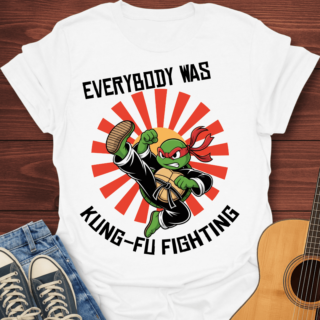 Kung-Fu Turtle Fighting T-Shirt
