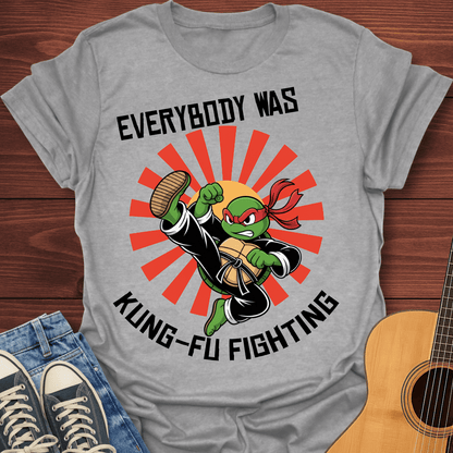 Kung-Fu Turtle Fighting T-Shirt