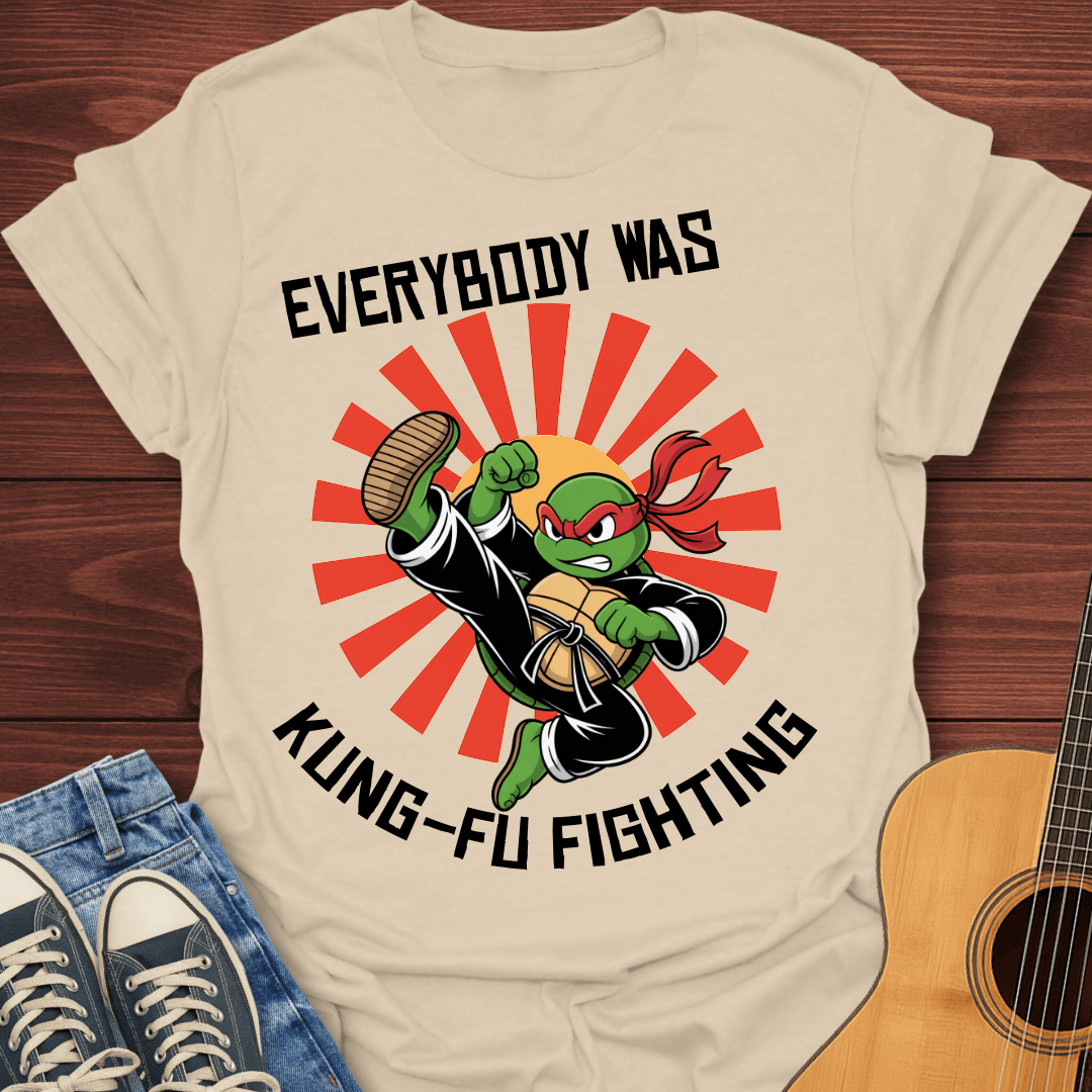 Kung-Fu Turtle Fighting T-Shirt