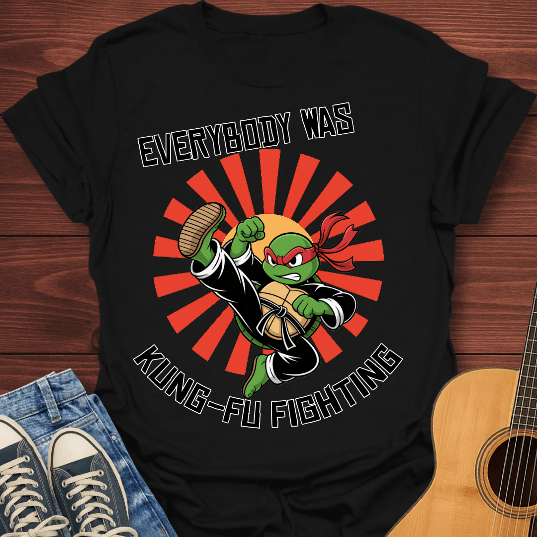 Kung-Fu Turtle Fighting T-Shirt