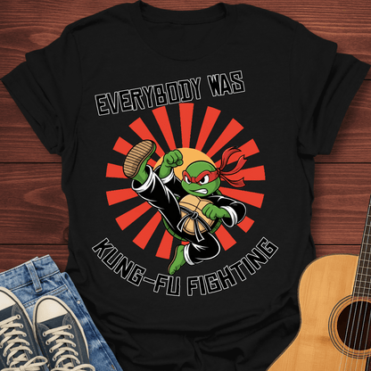 Kung-Fu Turtle Fighting T-Shirt