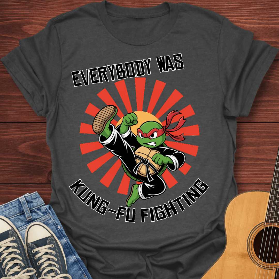 Kung-Fu Turtle Fighting T-Shirt