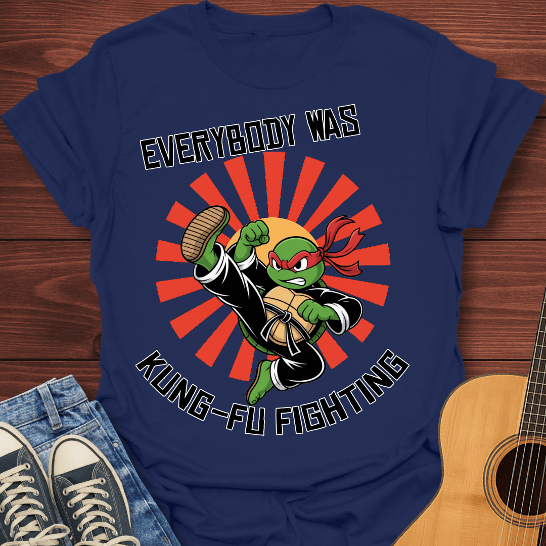 Kung-Fu Turtle Fighting T-Shirt