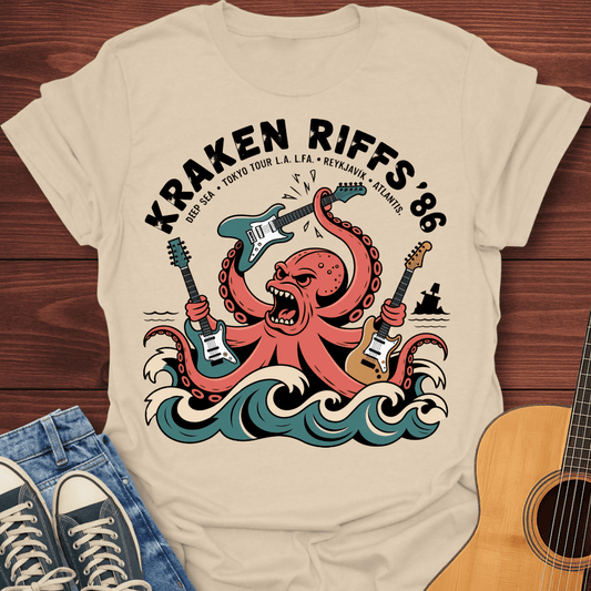 Kraken Riffs ’86 Octopus T-Shirt