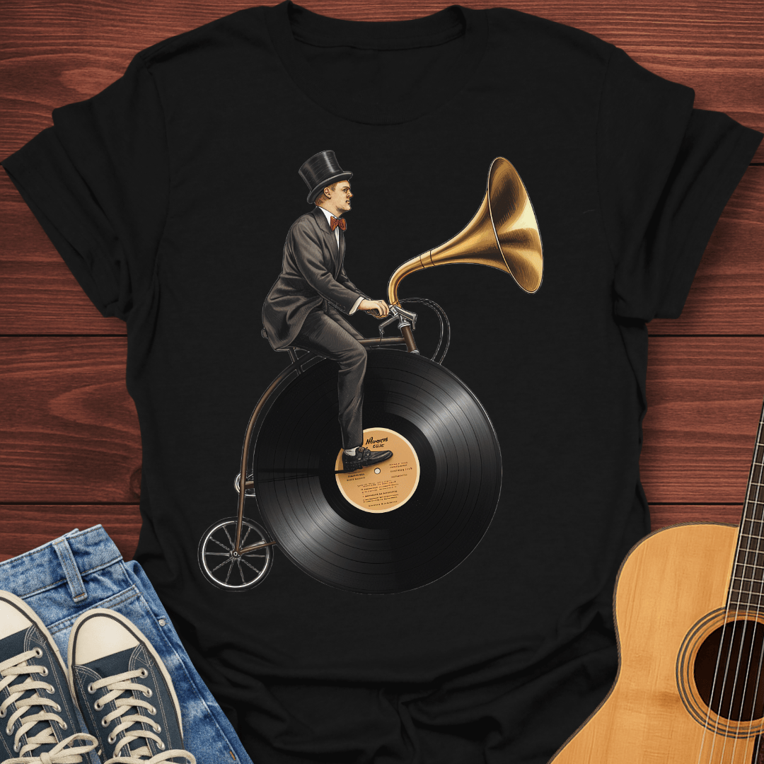Megaphone Bike Man T-Shirt