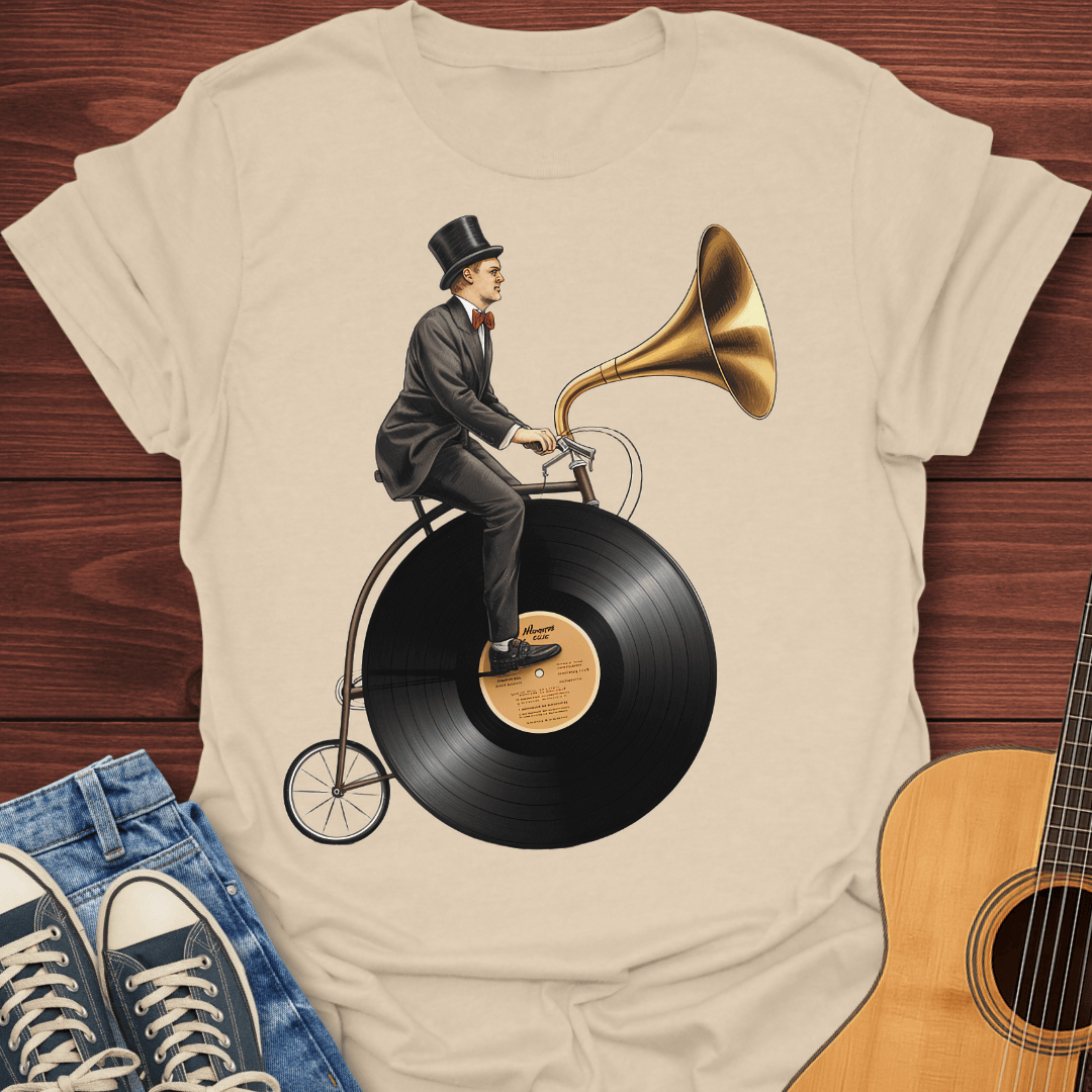 Megaphone Bike Man T-Shirt