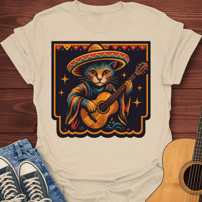 Mariachi Cat Guitarist T-Shirt