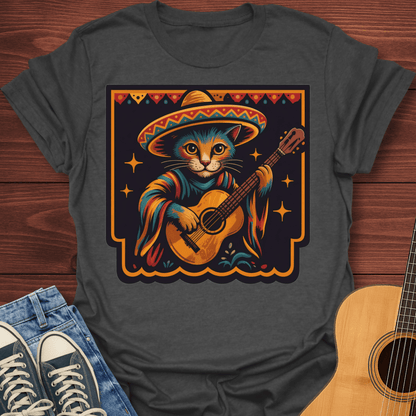 Mariachi Cat Guitarist T-Shirt