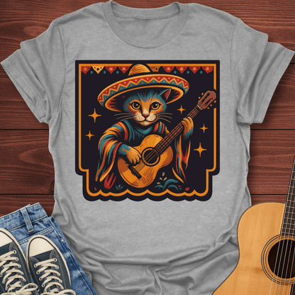Mariachi Cat Guitarist T-Shirt