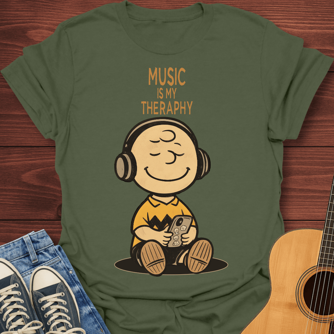 Music Is My Therapy T-Shirt