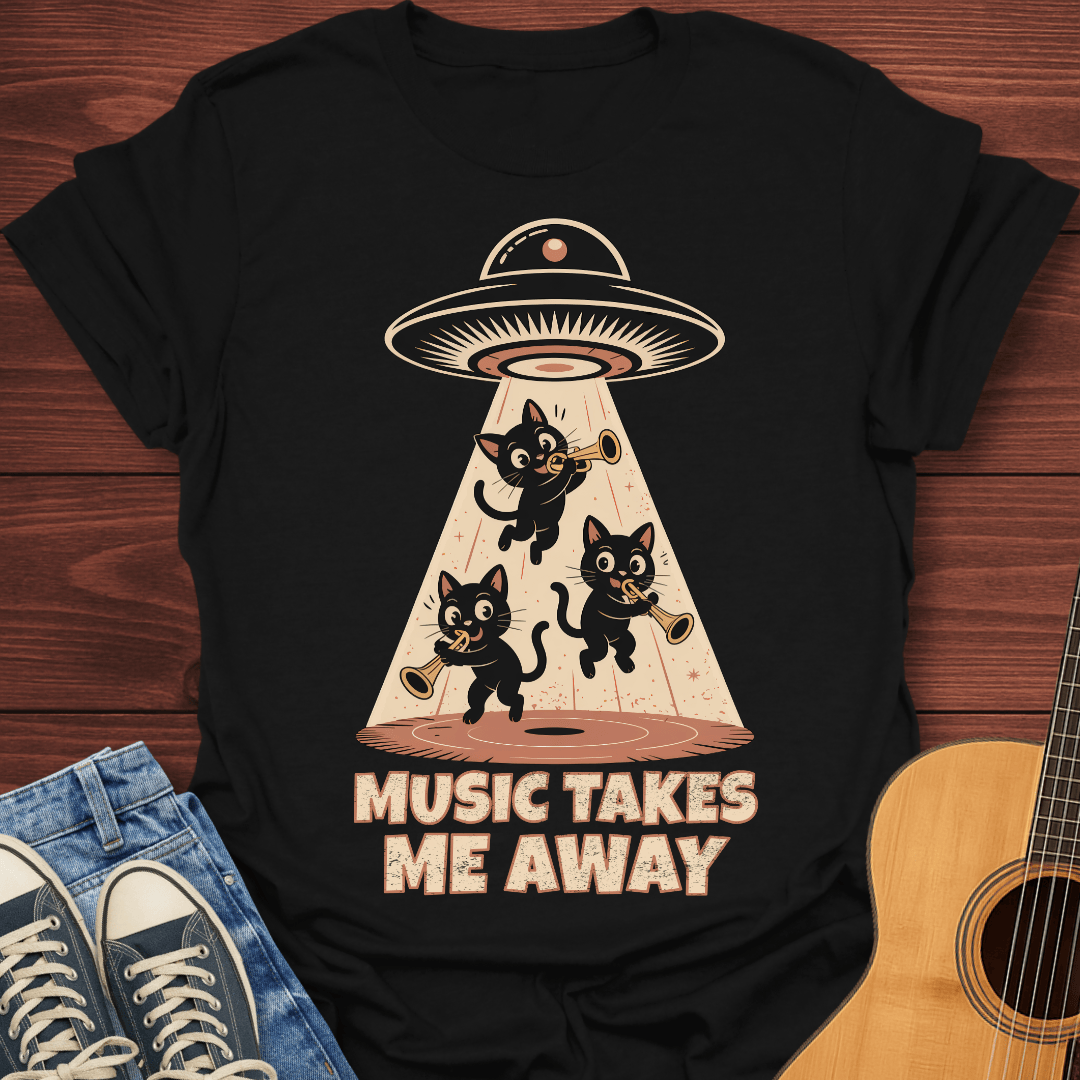 Music Takes Me Away T-Shirt