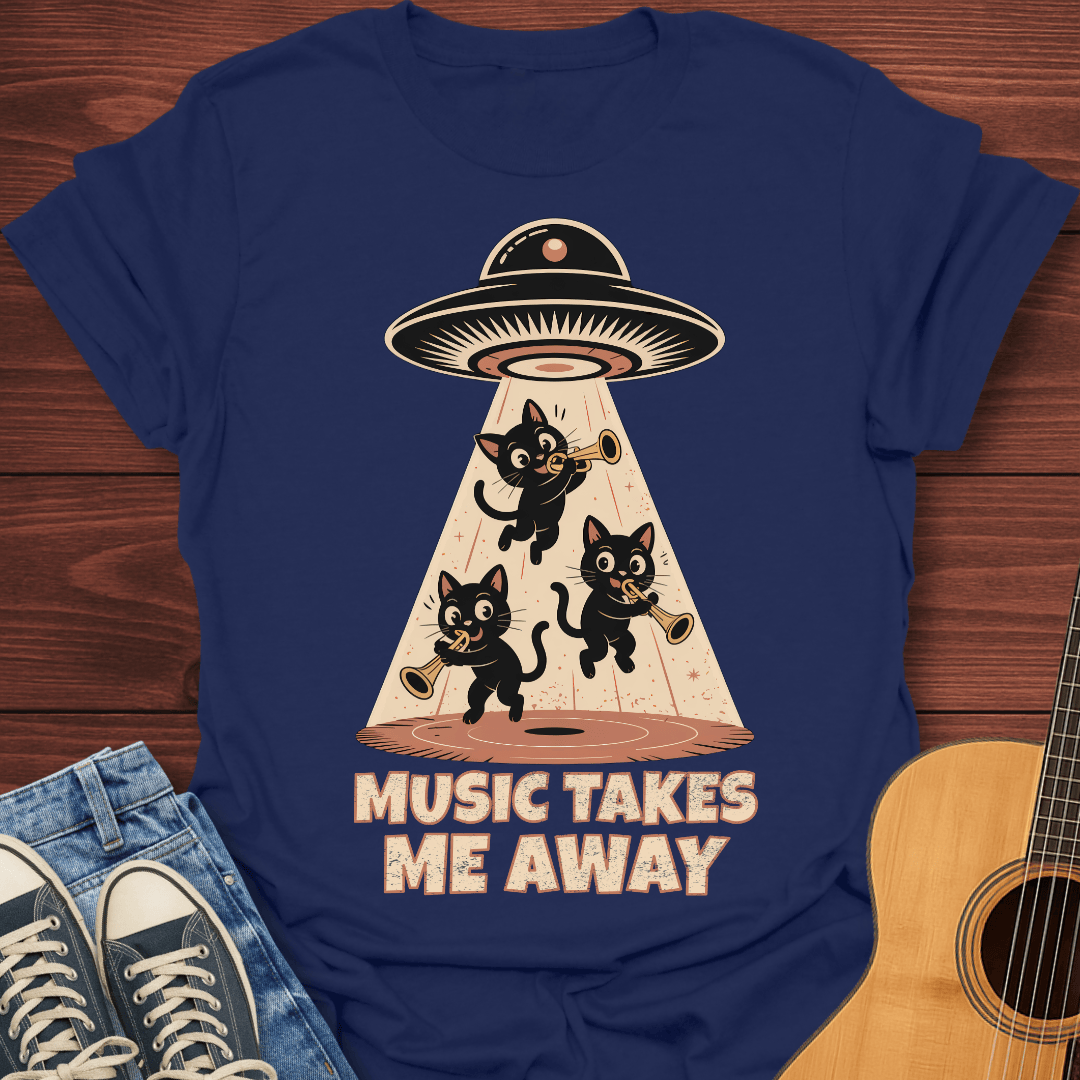 Music Takes Me Away T-Shirt