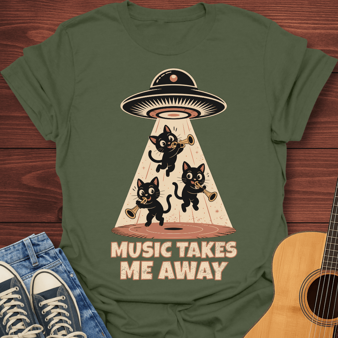 Music Takes Me Away T-Shirt