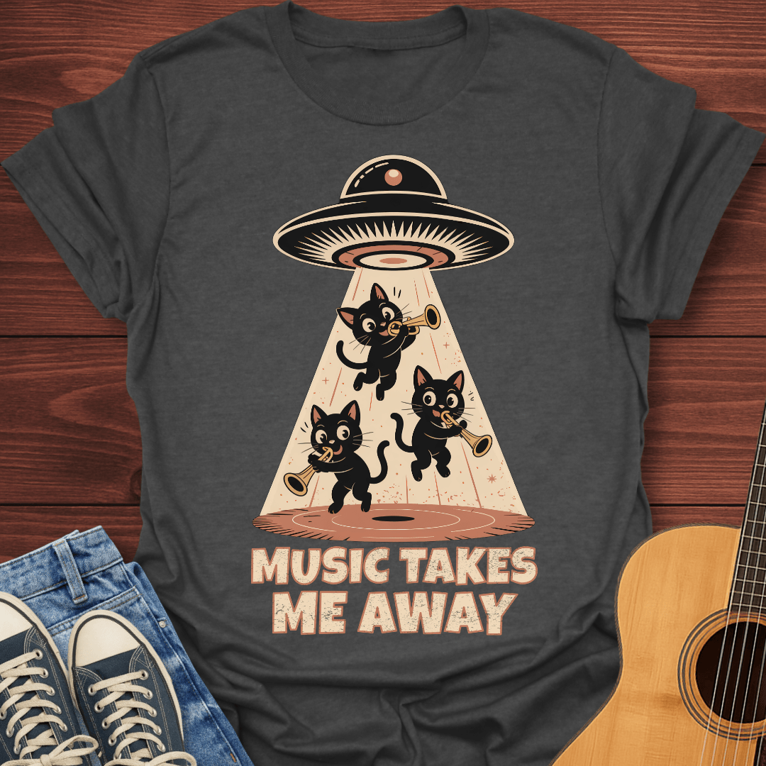 Music Takes Me Away T-Shirt