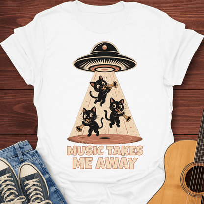 Music Takes Me Away T-Shirt