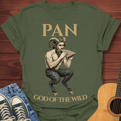 Retro Pan God Flute T-Shirt