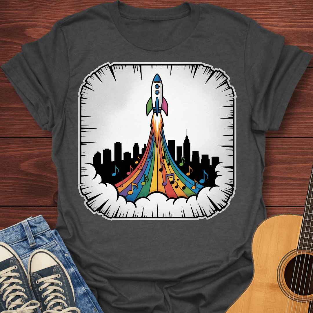 Rocket Music Lift Off T-Shirt