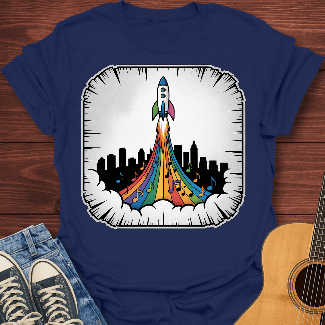 Rocket Music Lift Off T-Shirt