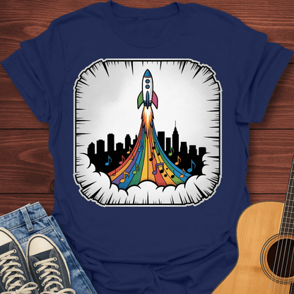 Rocket Music Lift Off T-Shirt
