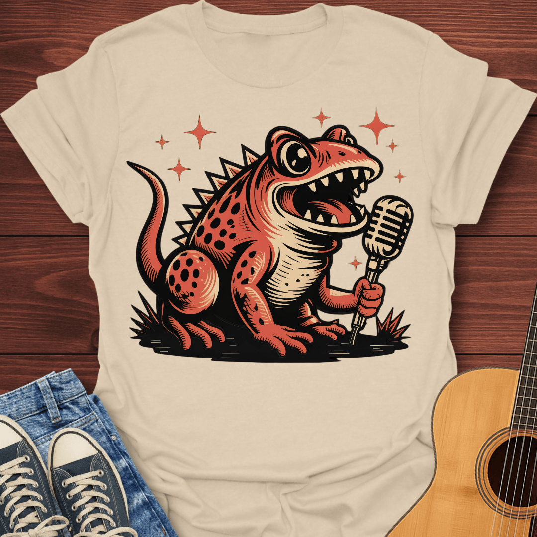 Retro Singing Frog T-Shirt