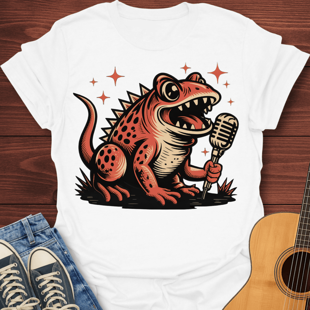 Retro Singing Frog T-Shirt