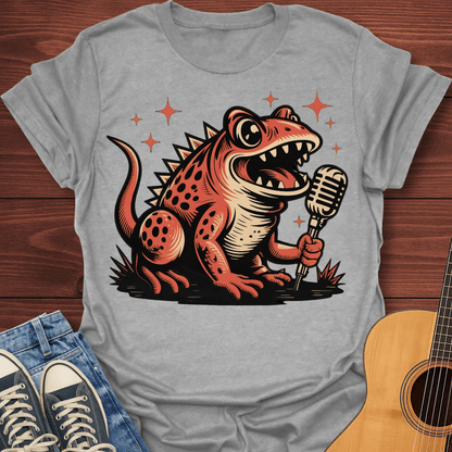 Retro Singing Frog T-Shirt