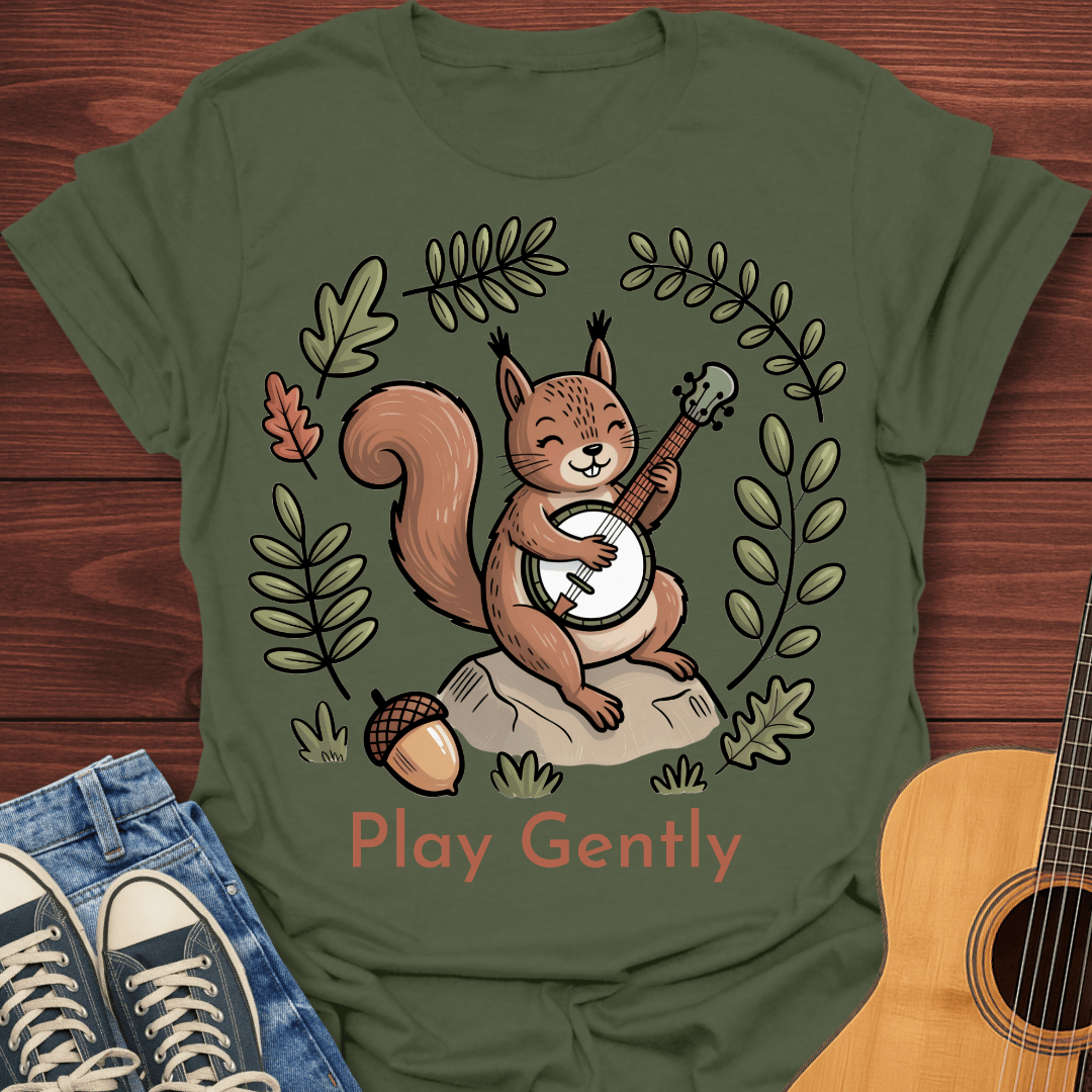 Banjo Squirrel T-Shirt