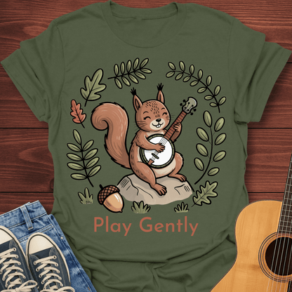 Banjo Squirrel T-Shirt