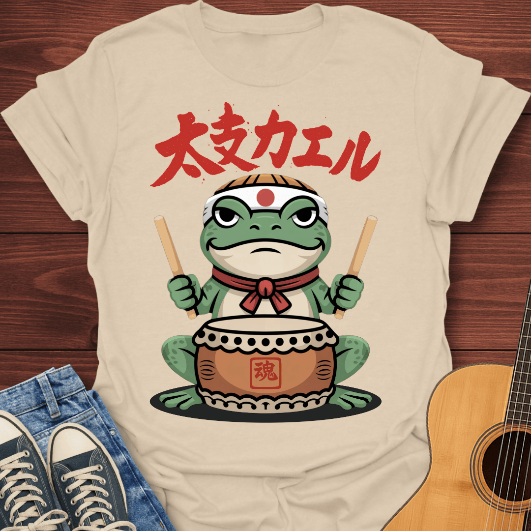 Taiko Frog Drummer T-Shirt