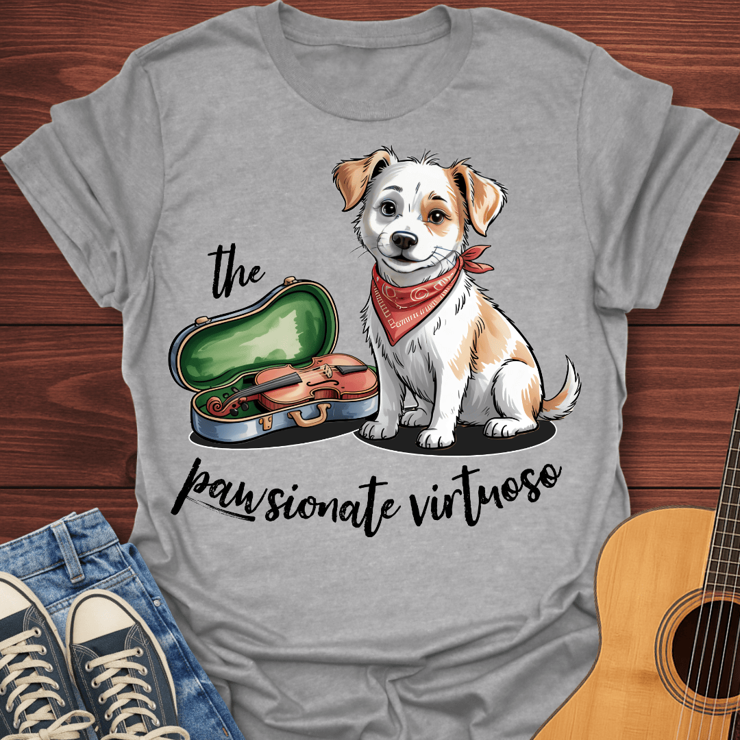 The Pawsionate Virtuoso T-Shirt