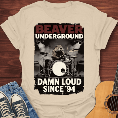 Beaver Drummer T-Shirt