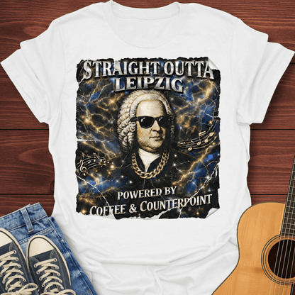 Straight Outta Leipzig Bach T-Shirt