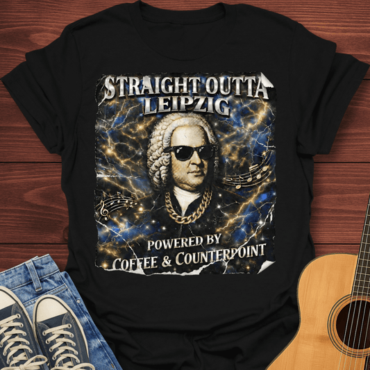 Straight Outta Leipzig Bach T-Shirt