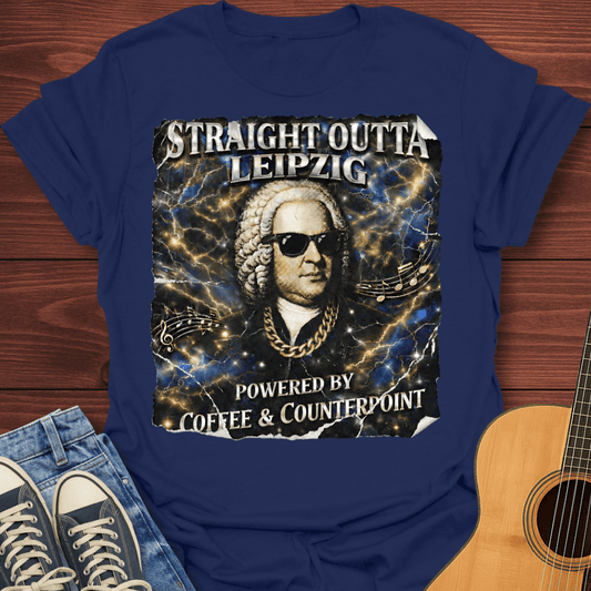 Straight Outta Leipzig Bach T-Shirt
