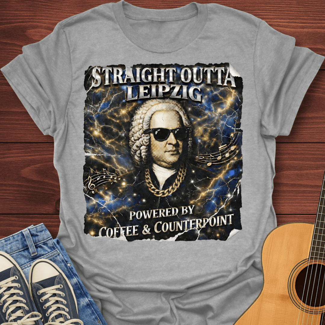 Straight Outta Leipzig Bach T-Shirt