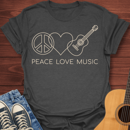 Peace Love Music T-Shirt