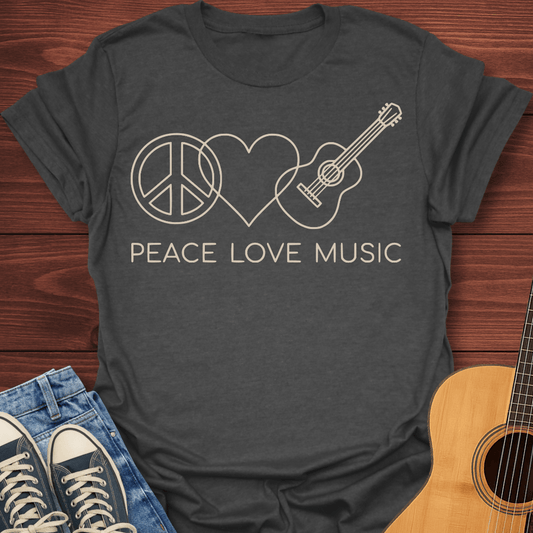 Peace Love Music T-Shirt