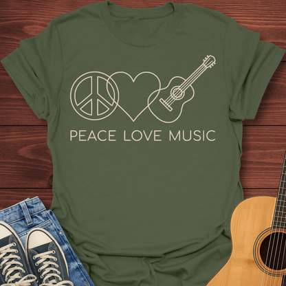 Peace Love Music T-Shirt
