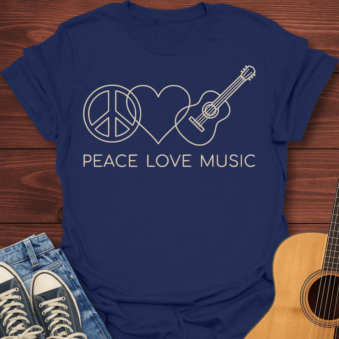 Peace Love Music T-Shirt