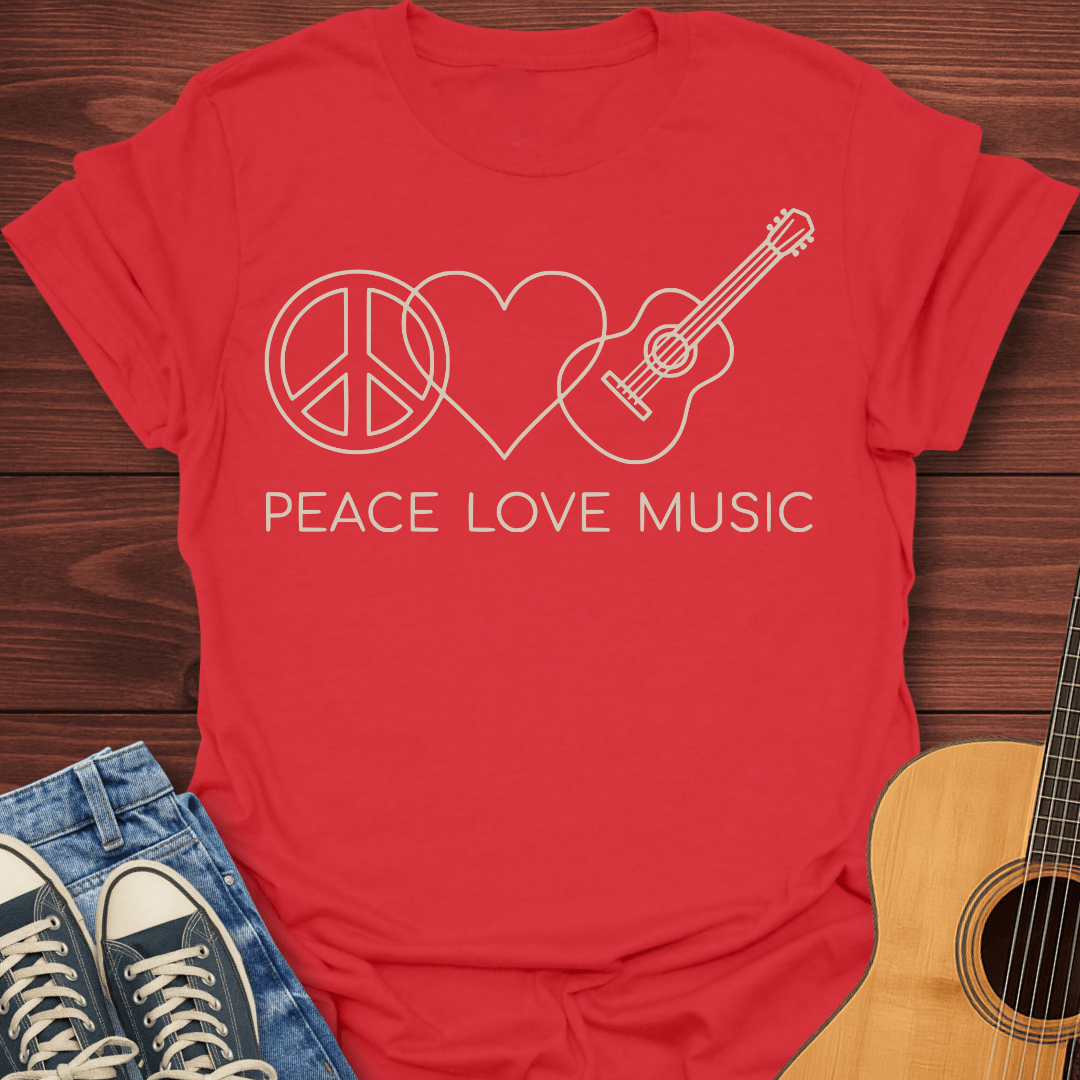 Peace Love Music T-Shirt
