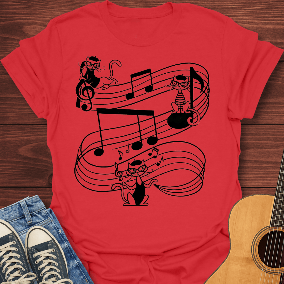 Beatnik Cat Jazz Club T-Shirt