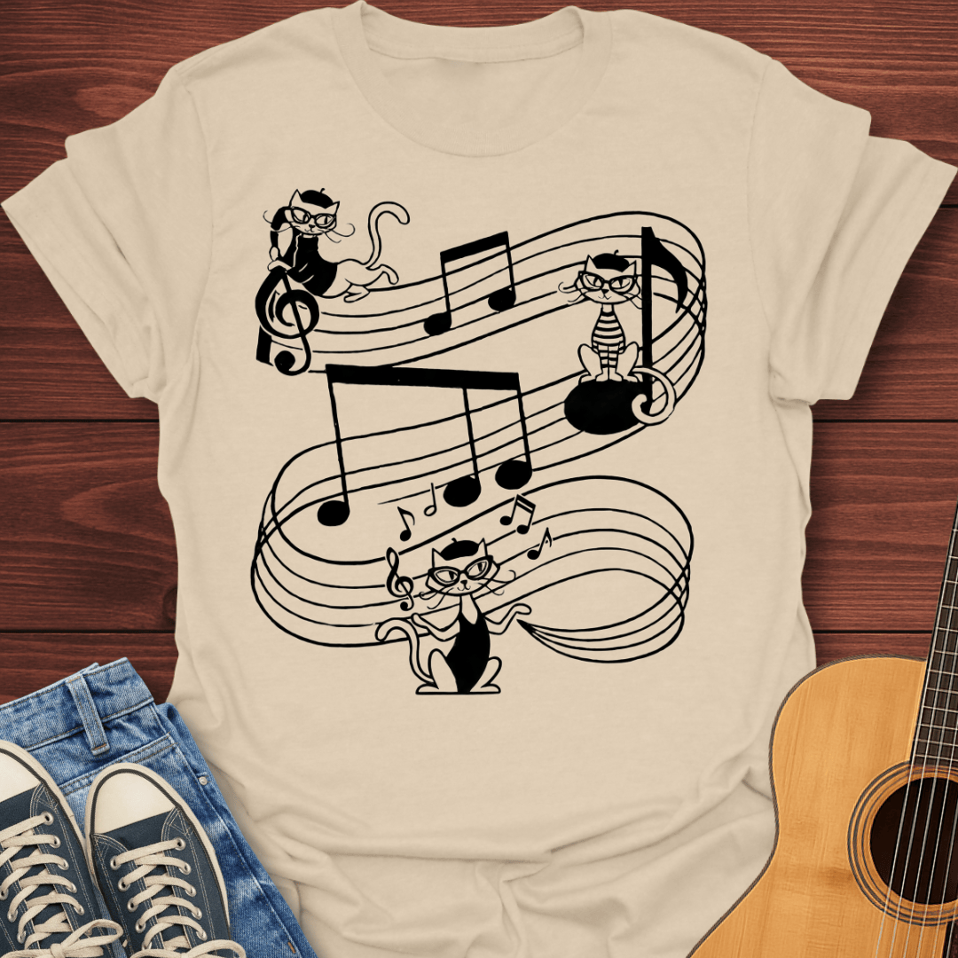 Beatnik Cat Jazz Club T-Shirt