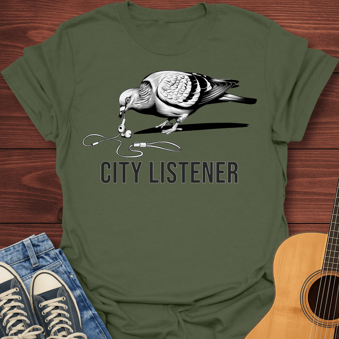 Pigeon City Listener T-Shirt